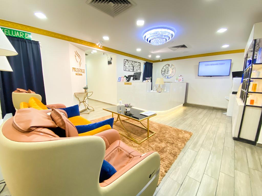 Ruang menunggu Prestige Medispa Ampang
