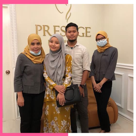 Aina Fadhilah di Prestige Medispa