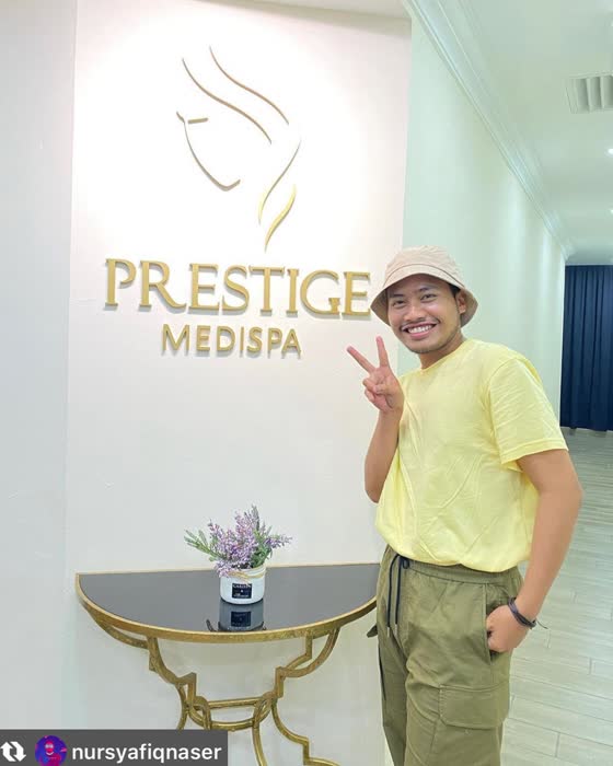 Syafiq Naser di Prestige Medispa